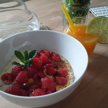 Bio jogurt s vločkami Bio jogurt s vločkami