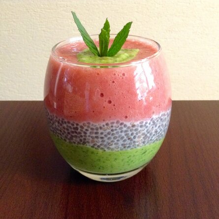 Chia smoothie dezert