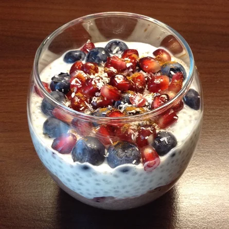 Jogurt s chia semiačkami Jogurt s chia semiačkami