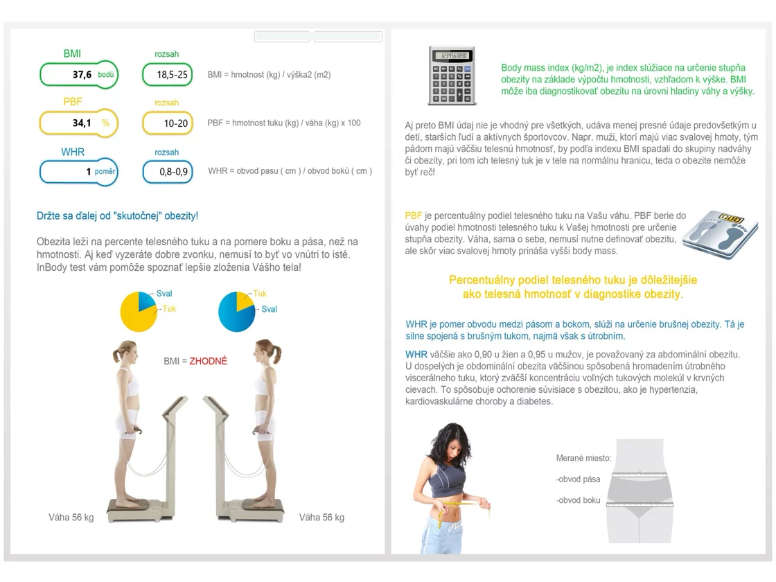 Komplexná analýza zloženia tela Body Vision Komplexná analýza zloženia tela Body Vision