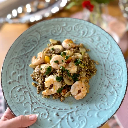 Krevety s cesnakom Krevety s cesnakom