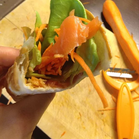 Lososový wrap Lososový wrap