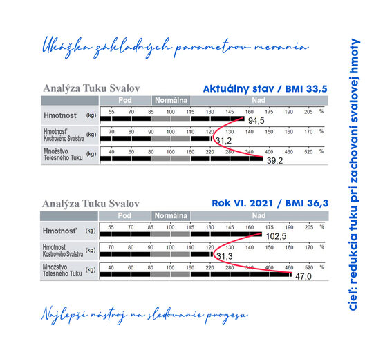 redukcia tuku pri zachovaní svalovej hmoty