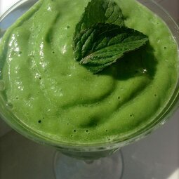 Zelené smoothie s chlorellou